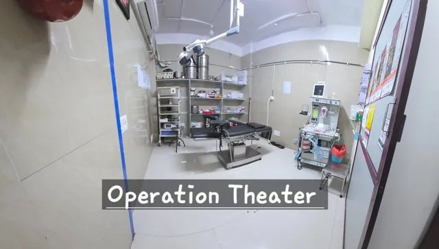 Fully equipped operation theatre at Amma Hospital